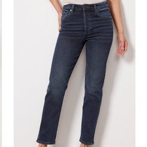 Evereve The Ever Straight Jeans High-Rise | Sociable (a moody blue-gray)